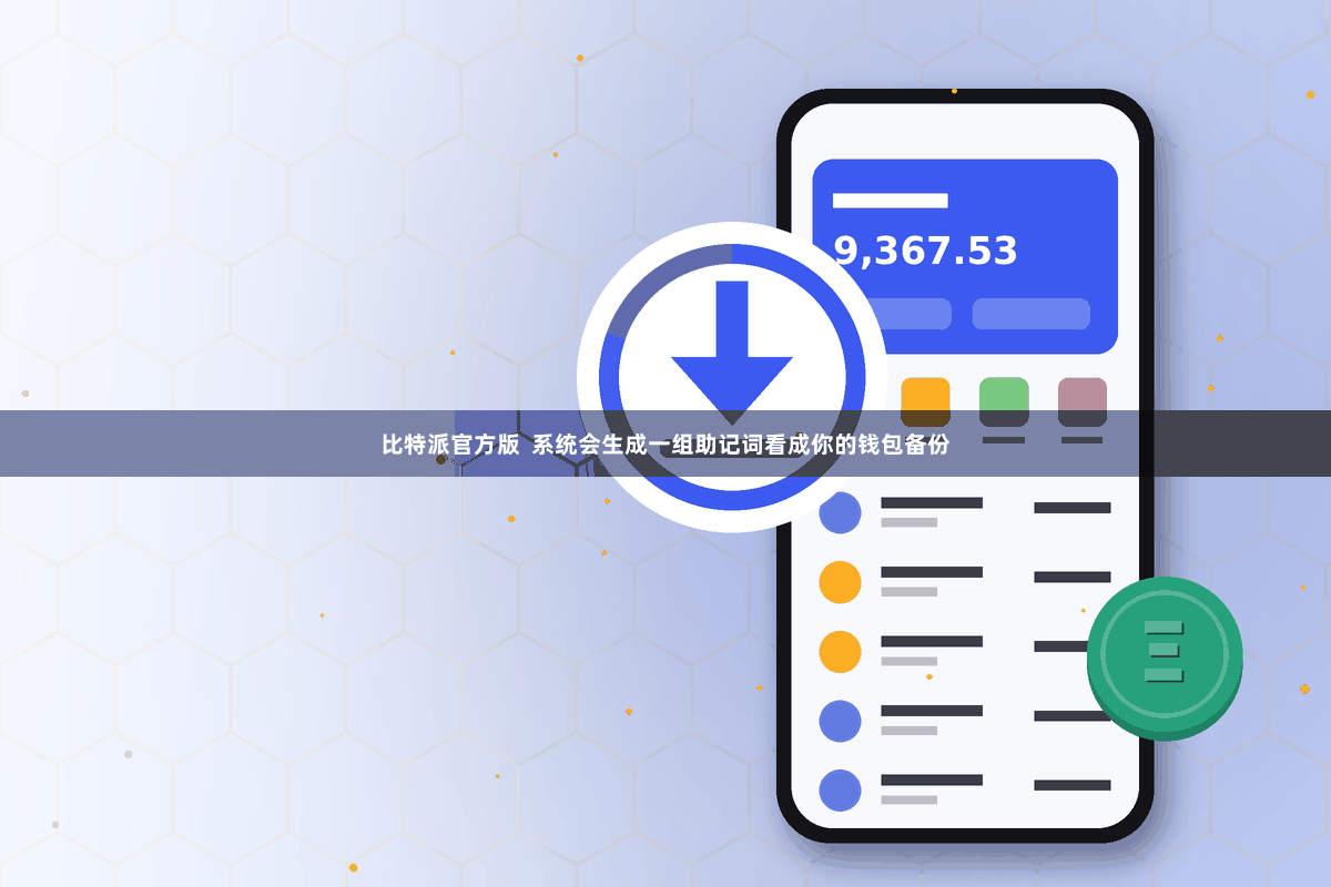 比特派官方版 系统会生成一组助记词看成你的钱包备份