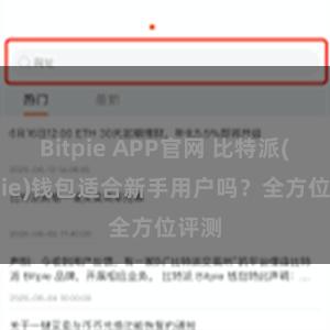 Bitpie APP官网 比特派(Bitpie)钱包适合新手用户吗？全方位评测
