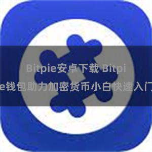 Bitpie安卓下载 Bitpie钱包助力加密货币小白快速入门