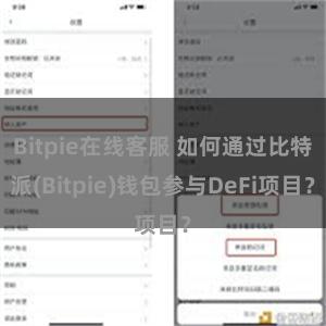 Bitpie在线客服 如何通过比特派(Bitpie)钱包参与DeFi项目？